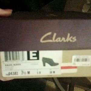 Clarks Black Booties gently worn couple times
